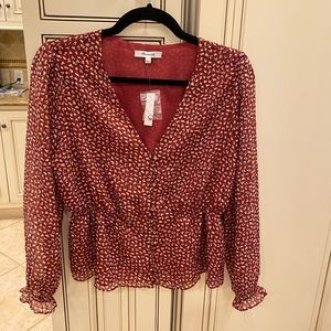 Madewell NEW Floral Blouse
